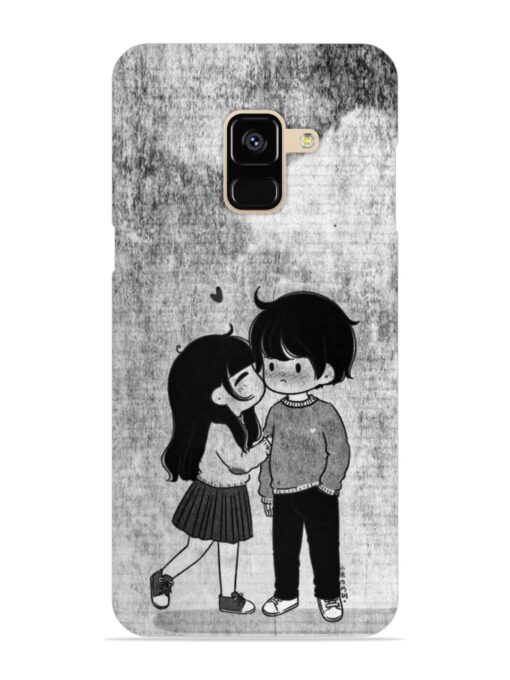 Couple Love Highlights Snap Case for Samsung Galaxy A8 (2018)