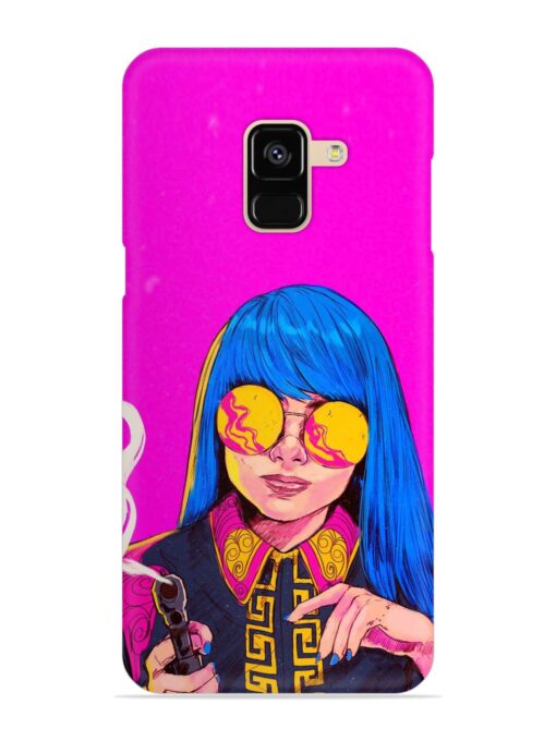 Aesthetic Anime Girl Snap Case for Samsung Galaxy A8 (2018)