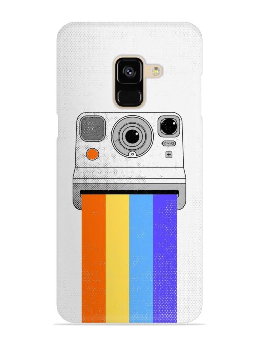 Retro Camera Art Snap Case for Samsung Galaxy A8 (2018)