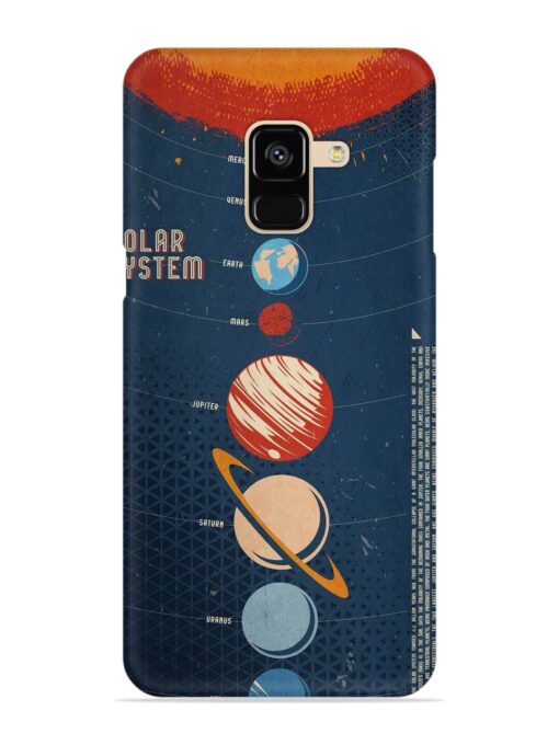 Solar System Vector Snap Case for Samsung Galaxy A8 (2018)