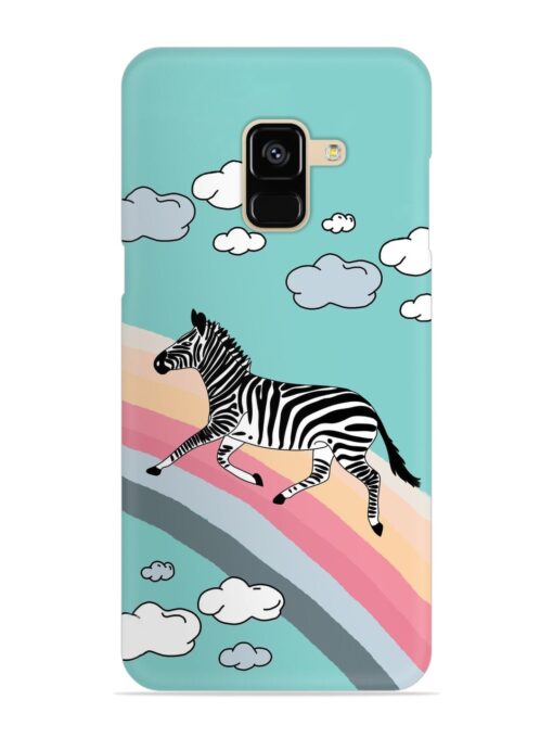 Running Zebra Snap Case for Samsung Galaxy A8 (2018)