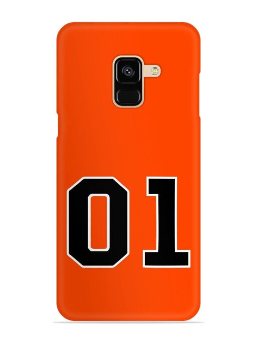 01 Number Snap Case for Samsung Galaxy A8 (2018) Zapvi