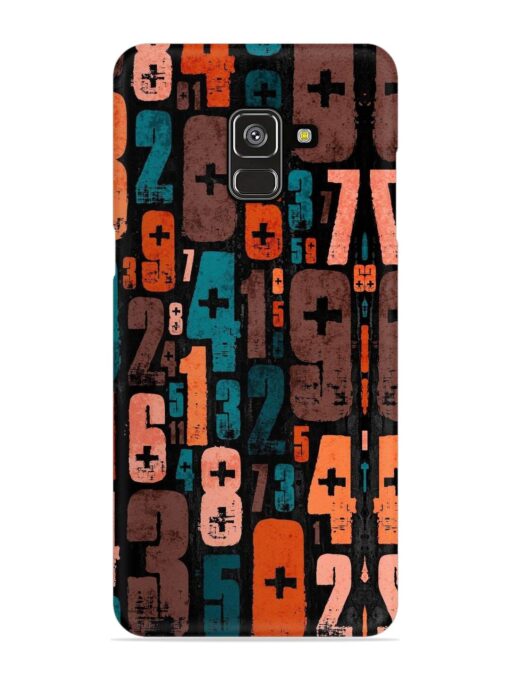 0 To 9 Art Snap Case for Samsung Galaxy A8 Plus Zapvi