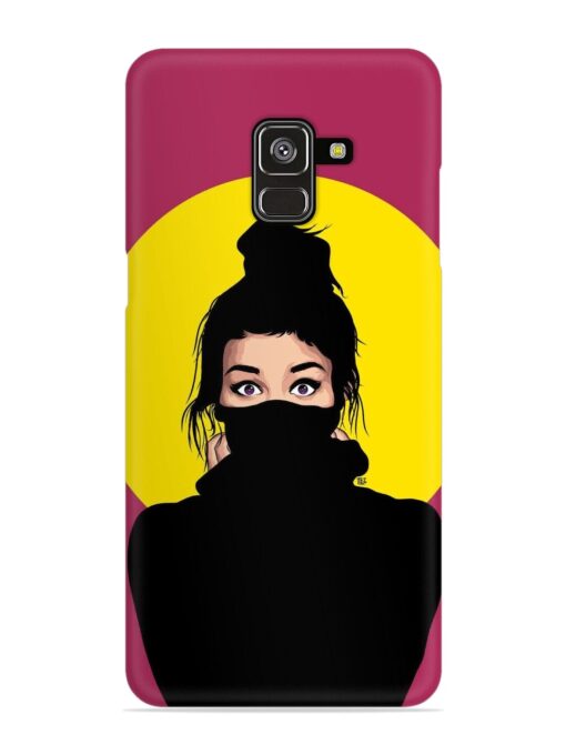 Girly Vector Snap Case for Samsung Galaxy A8 Plus Zapvi