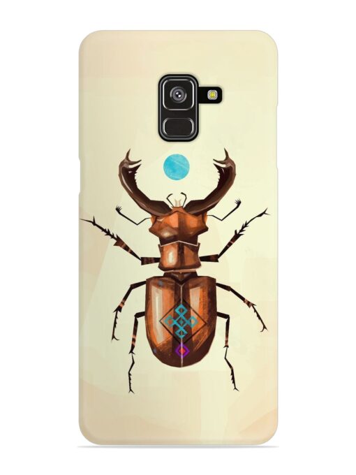 Stag Beetle Vector Snap Case for Samsung Galaxy A8 Plus