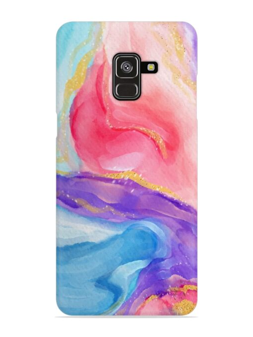 Watercolor Gradient Snap Case for Samsung Galaxy A8 Plus