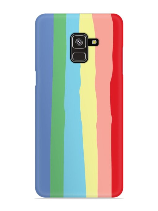 Rainbow Premium Shade Snap Case for Samsung Galaxy A8 Plus Zapvi