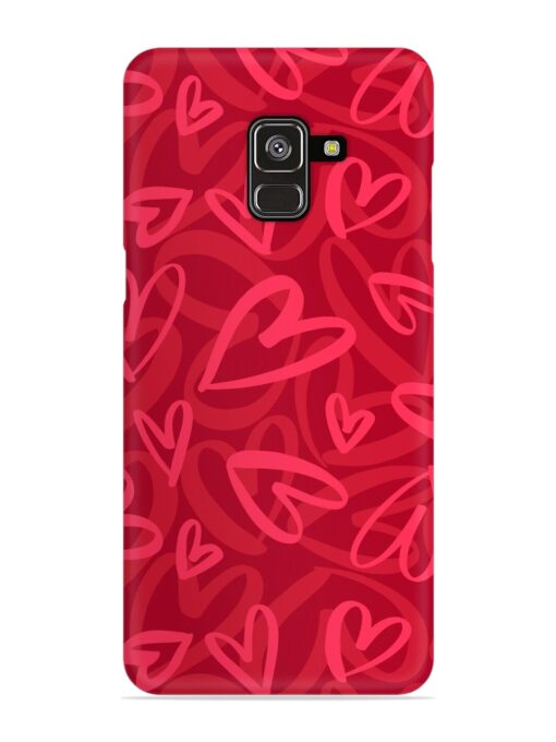 Seamless Romantic Pattern Snap Case for Samsung Galaxy A8 Plus Zapvi