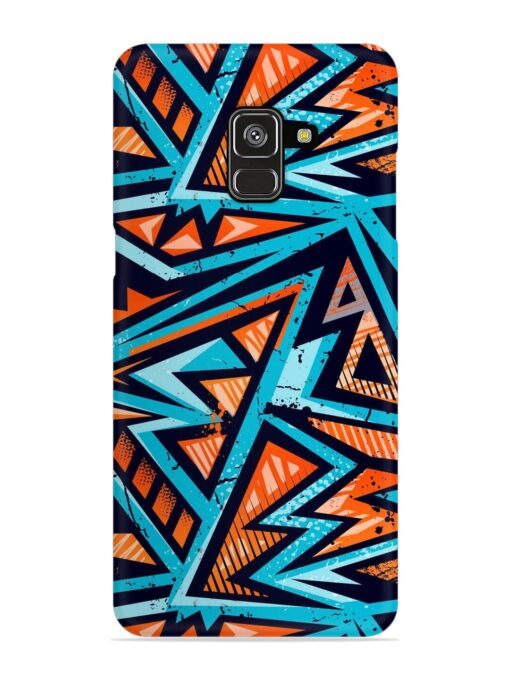 Abstract Seamless Grunge Snap Case for Samsung Galaxy A8 Plus