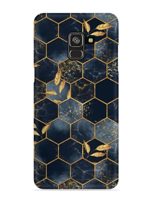 Marble Hexagon Seamless Snap Case for Samsung Galaxy A8 Plus Zapvi