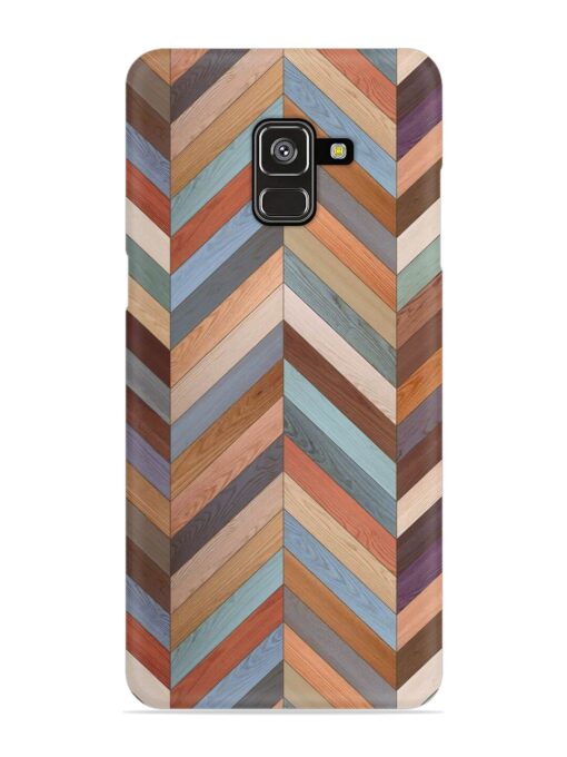 Seamless Wood Parquet Snap Case for Samsung Galaxy A8 Plus