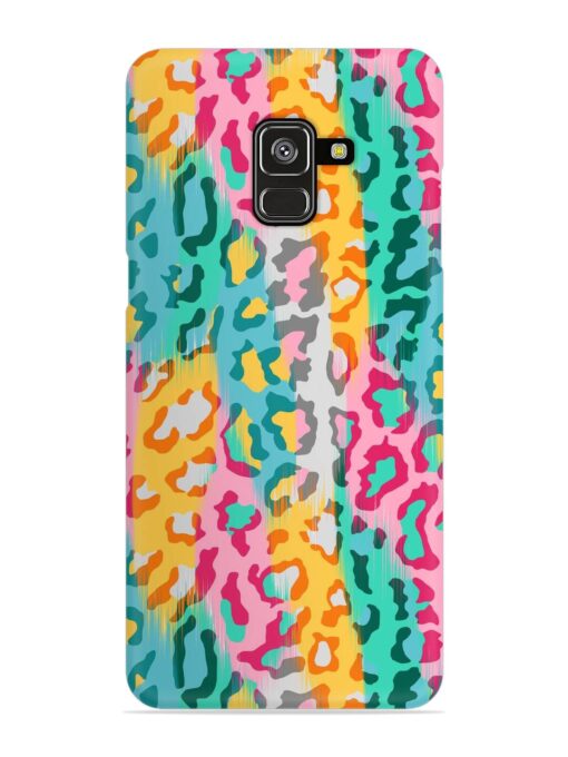 Seamless Vector Colorful Snap Case for Samsung Galaxy A8 Plus