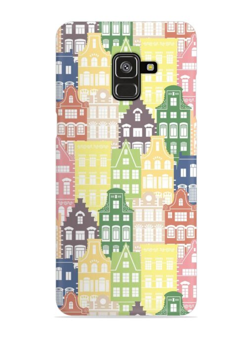 Seamless Shapes Pattern Snap Case for Samsung Galaxy A8 Plus