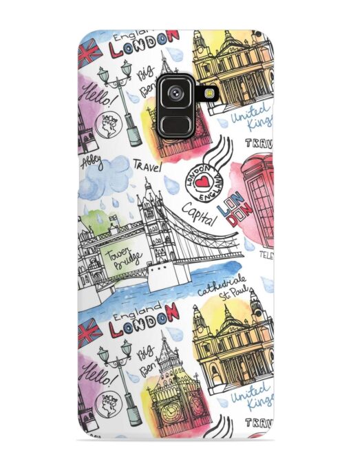 Vector London Landmark Snap Case for Samsung Galaxy A8 Plus