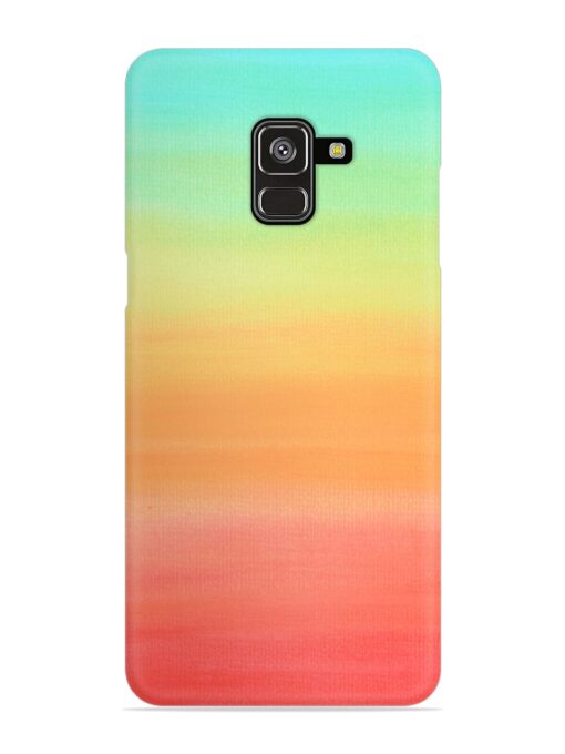 Background Sky Watercolor Snap Case for Samsung Galaxy A8 Plus Zapvi