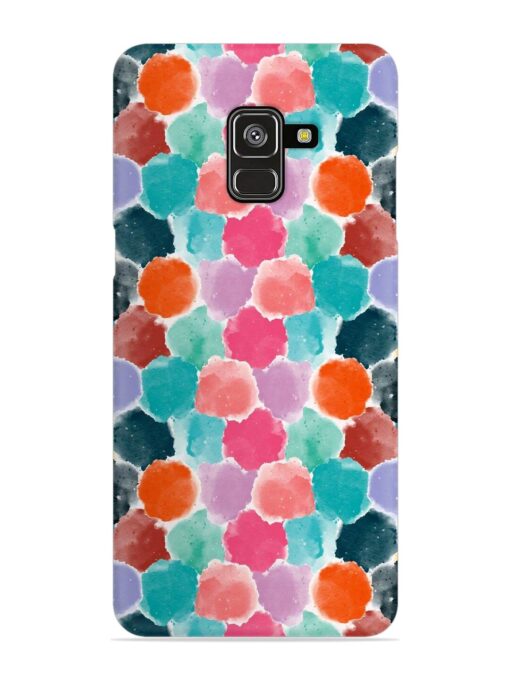 Colorful Seamless Pattern Snap Case for Samsung Galaxy A8 Plus