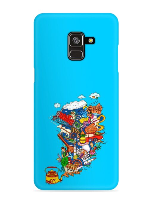 Vector Design Indian Snap Case for Samsung Galaxy A8 Plus Zapvi