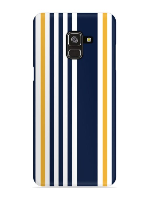 Seamless Stripe Pattern Snap Case for Samsung Galaxy A8 Plus