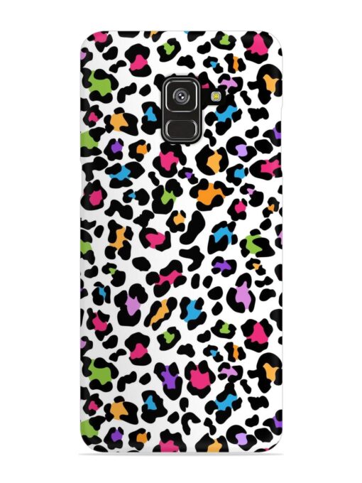 Seamless Leopard Pattern Snap Case for Samsung Galaxy A8 Plus