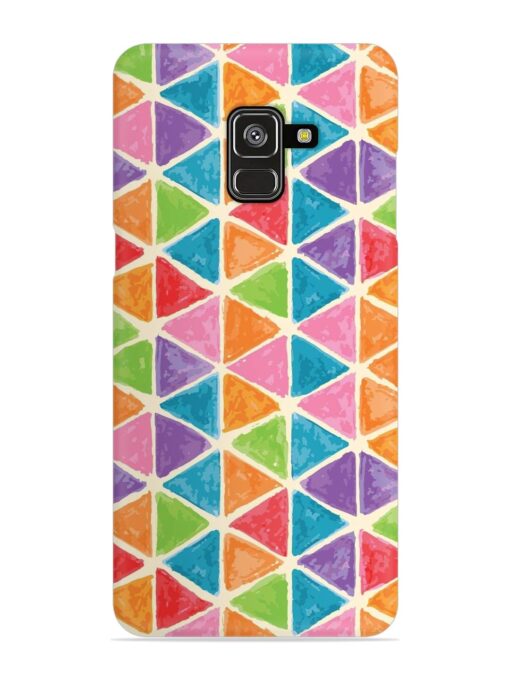 Seamless Colorful Isometric Snap Case for Samsung Galaxy A8 Plus