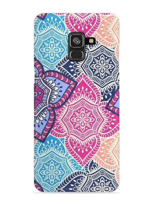 Ethnic Floral Seamless Snap Case for Samsung Galaxy A8 Plus