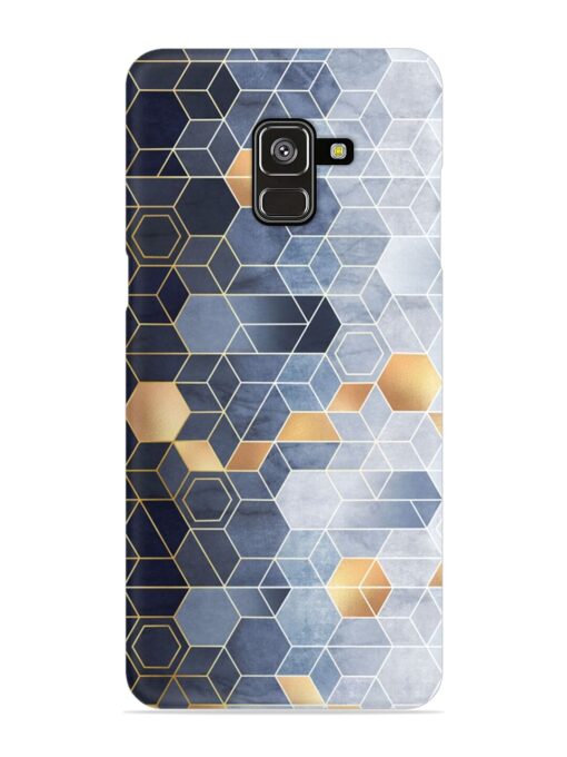 Geometric Abstraction Hexagons Snap Case for Samsung Galaxy A8 Plus