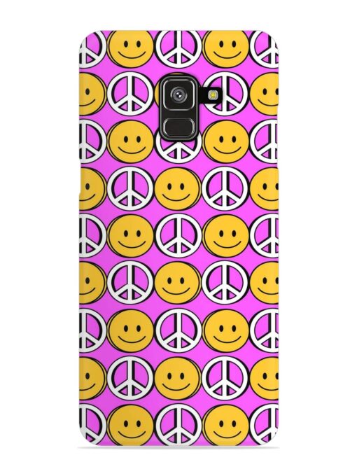 Smiley Face Peace Snap Case for Samsung Galaxy A8 Plus