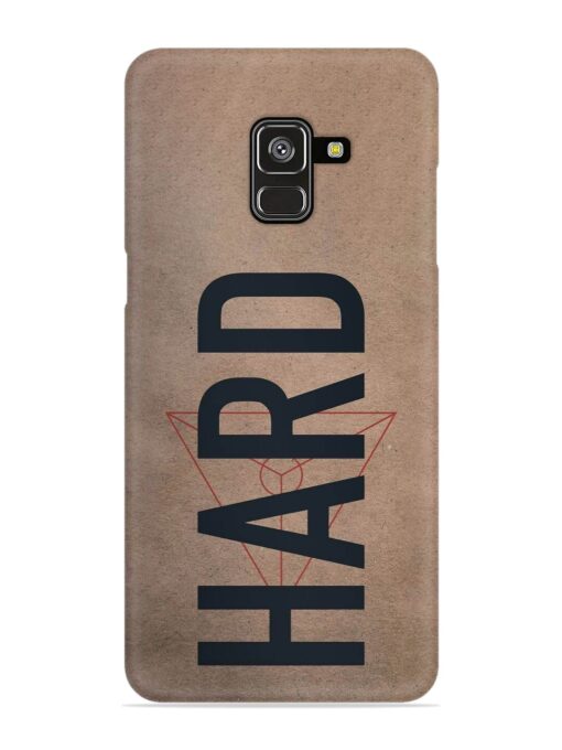 Hard Typo Snap Case for Samsung Galaxy A8 Plus Zapvi