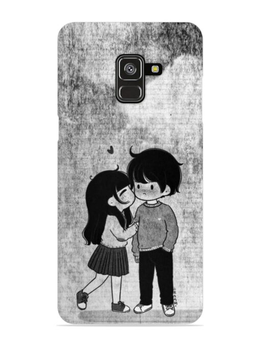 Couple Love Highlights Snap Case for Samsung Galaxy A8 Plus