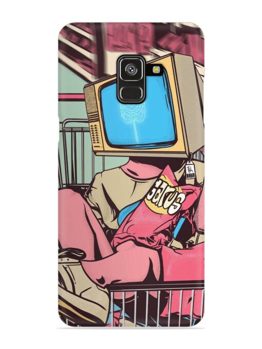 Toaster Oven Head Snap Case for Samsung Galaxy A8 Plus Zapvi