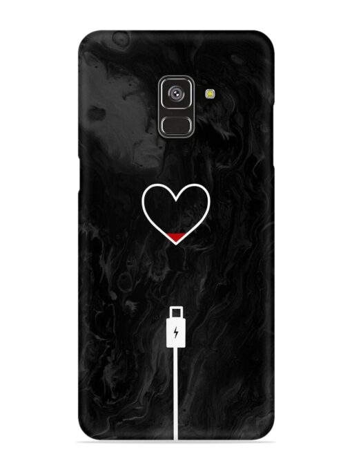 Heart Charging Vector Snap Case for Samsung Galaxy A8 Plus