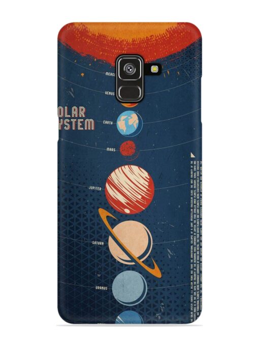 Solar System Vector Snap Case for Samsung Galaxy A8 Plus