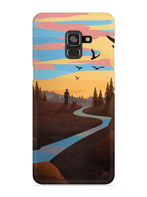 Natural Landscape Art Snap Case for Samsung Galaxy A8 Plus