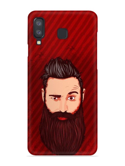 Beardo Man Snap Case for Samsung Galaxy A8 Star Zapvi