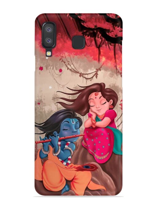 Radhe Krishna Water Art Snap Case for Samsung Galaxy A8 Star