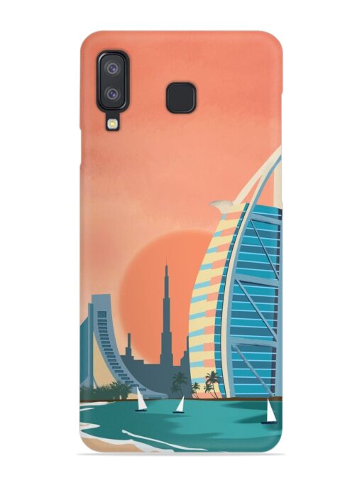 Dubai Architectural Scenery Snap Case for Samsung Galaxy A8 Star Zapvi