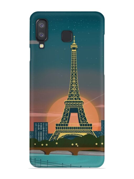 Scenery Architecture France Paris Snap Case for Samsung Galaxy A8 Star Zapvi