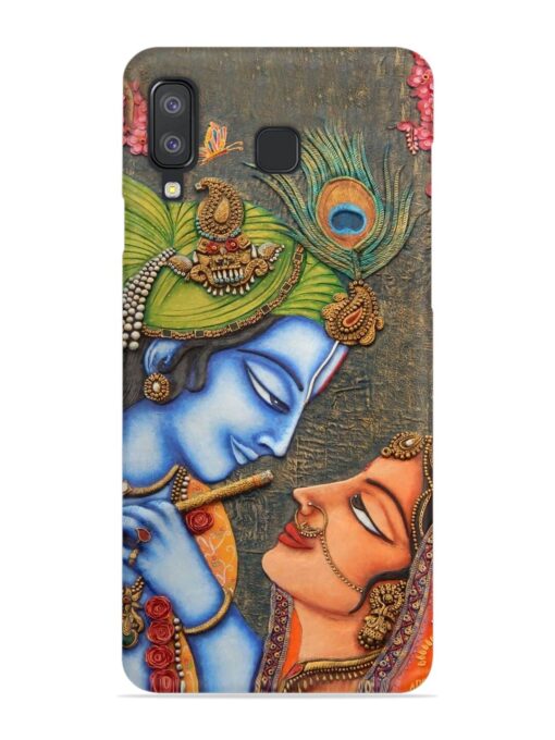 Lord Radha Krishna Flute Art Snap Case for Samsung Galaxy A8 Star