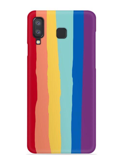 Rainbow Genuine Liquid Snap Case for Samsung Galaxy A8 Star