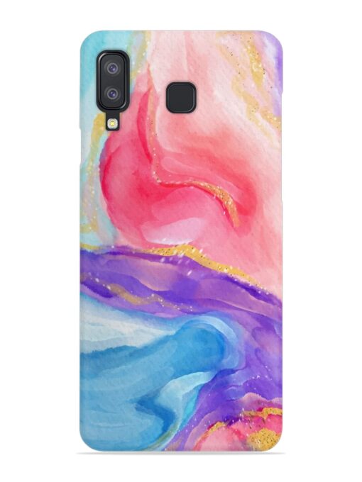 Watercolor Gradient Snap Case for Samsung Galaxy A8 Star