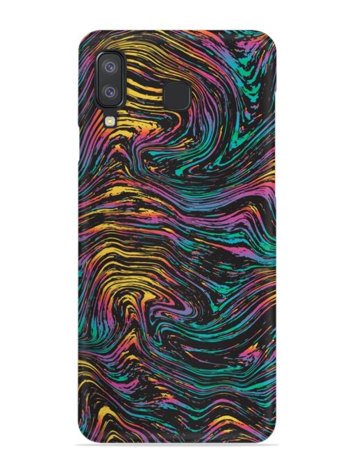 Abstract Liquid Colors Snap Case for Samsung Galaxy A8 Star Zapvi