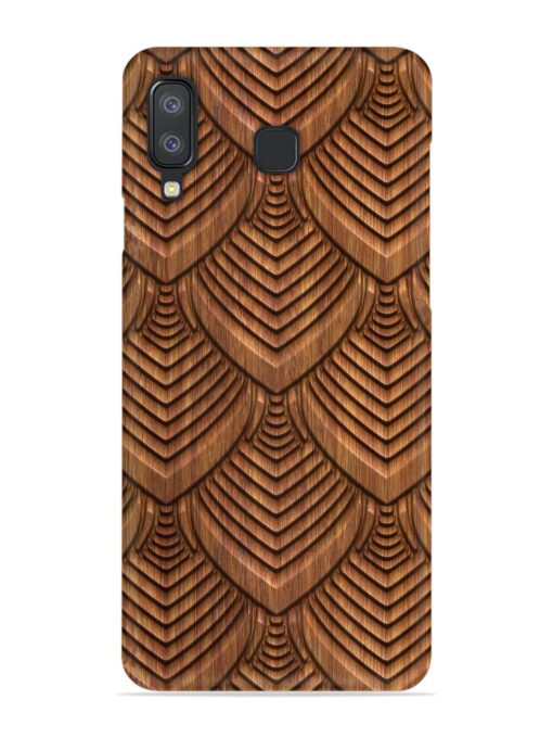 Carved Pattern On Snap Case for Samsung Galaxy A8 Star