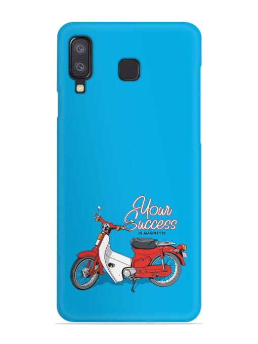 Motorcycles Image Vector Snap Case for Samsung Galaxy A8 Star