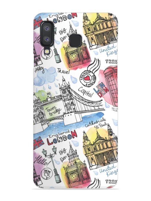 Vector London Landmark Snap Case for Samsung Galaxy A8 Star Zapvi