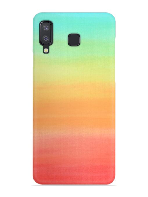 Background Sky Watercolor Snap Case for Samsung Galaxy A8 Star Zapvi