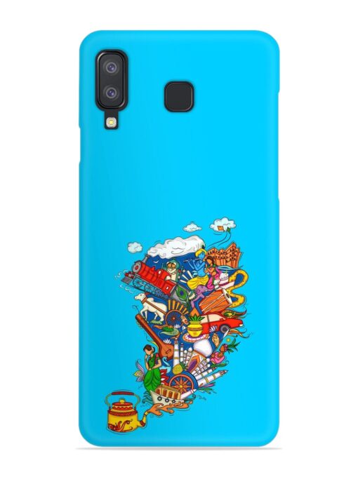 Vector Design Indian Snap Case for Samsung Galaxy A8 Star Zapvi