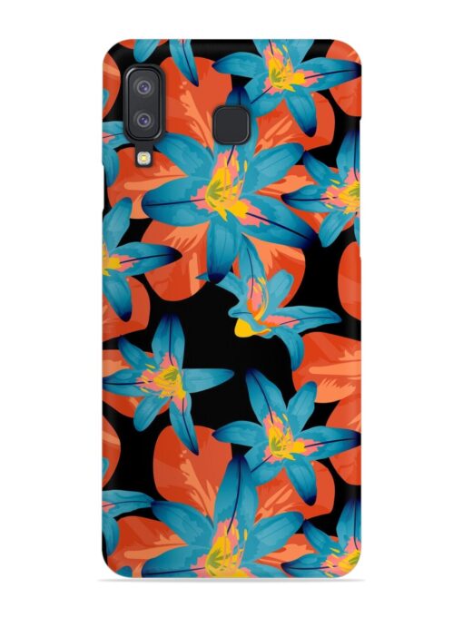 Philippine Flowers Seamless Snap Case for Samsung Galaxy A8 Star