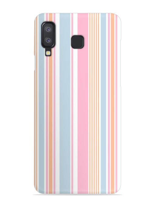 Stripe Seamless Pattern Snap Case for Samsung Galaxy A8 Star