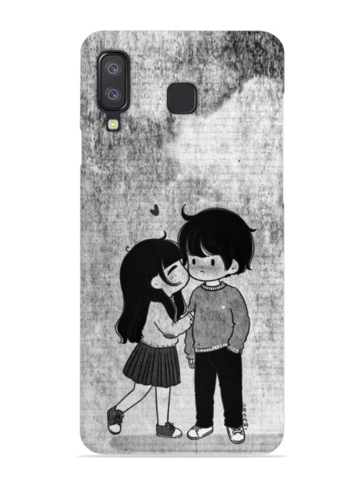 Couple Love Highlights Snap Case for Samsung Galaxy A8 Star