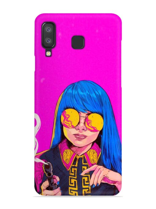 Aesthetic Anime Girl Snap Case for Samsung Galaxy A8 Star